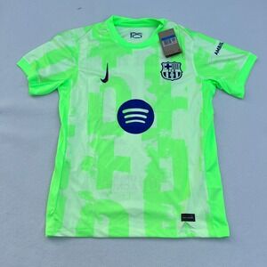 Nike FC Barcelona 2023 2024 Lamine Yamal 19 Dri-FIT‎ Soccer Jersey Men's M